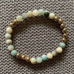 {Handmade} Beaded Amazonite Bracelet